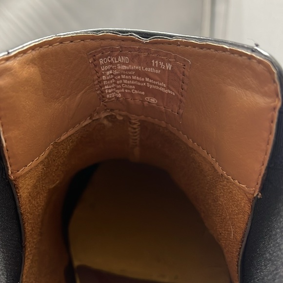 New never worn Deer Stags Rockland Men’s Chelsea boot Black 11.5 - Picture 6 of 10